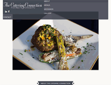 Tablet Screenshot of cateringconnection.net